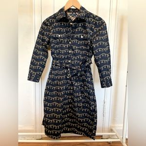 Tommy Hilfiger Shirt Dress with Cowboy Charm Rope Print